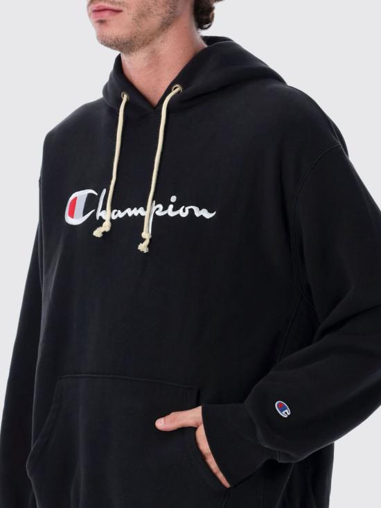 25FW 챔피온 긴팔 티셔츠 221337 KK001 Black - CHAMPION