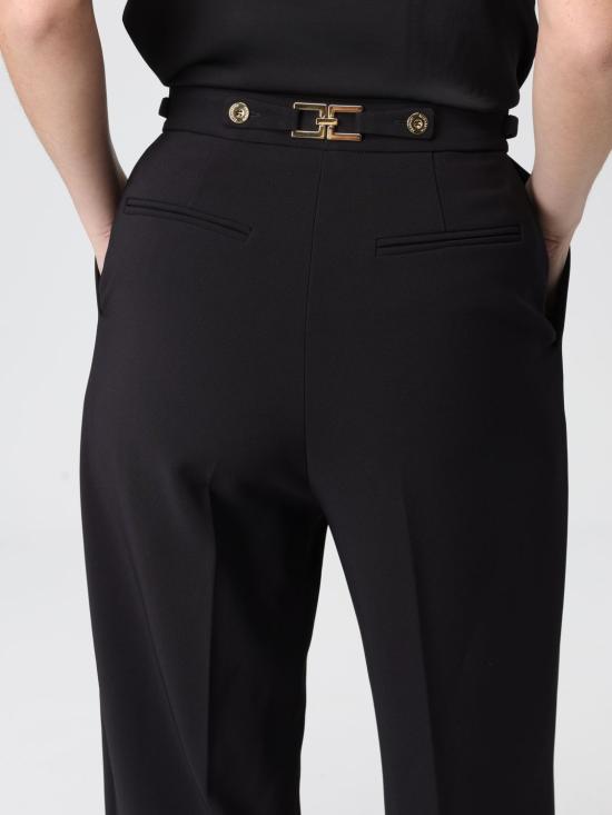 25FW 엘리자베타프랜치 스트레이트 팬츠 PA099 110 Black - ELISABETTA FRANCHI