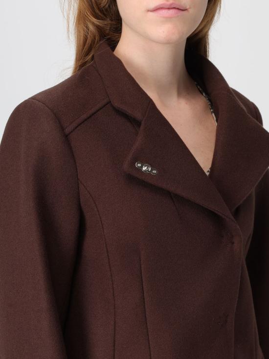 25FW 리우조 코트 MF5119J4873 90915 Brown - LIU JO