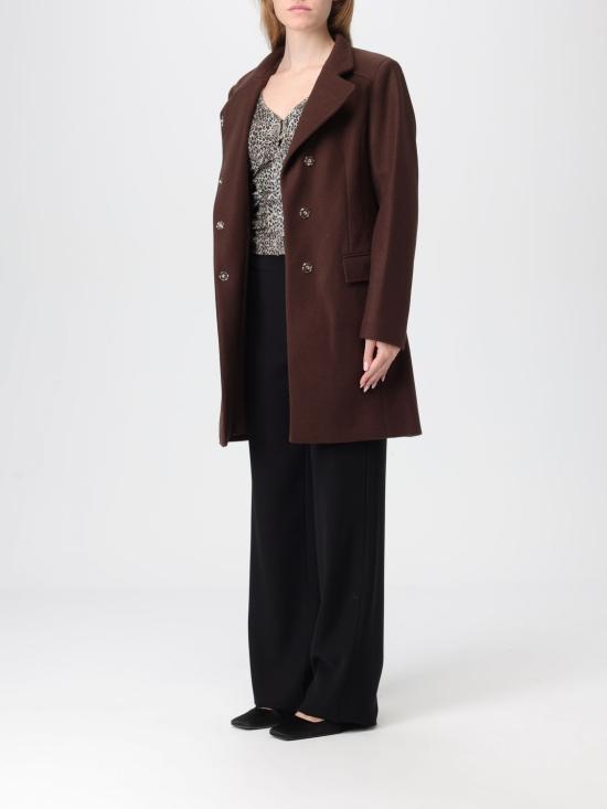 25FW 리우조 코트 MF5119J4873 90915 Brown - LIU JO