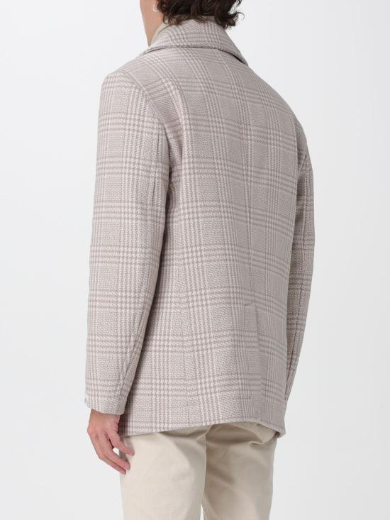 25FW 페트레이 핏록 체크 더블 브레스티드 탈부착 베스트 재킷 PEU559401152017 802 Yellow Cream - PEUTEREY