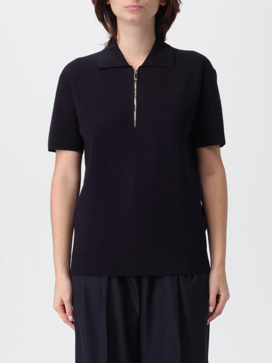 25FW 막스마라 스튜디오 폴로 티셔츠 2526366021600 004 Black 1