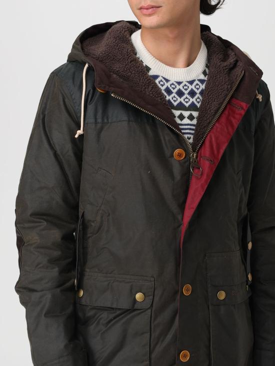 25FW 바버 게임 파카 왁스 MWX0698 0L71 Green - BARBOUR