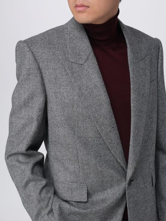 25FW 생로랑 수트 자켓 837196Y5H54 1095 Grey - SAINT LAURENT