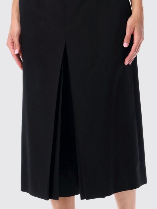 25FW 생로랑 미디 스커트 840491Y7B73 1000 Black - SAINT LAURENT