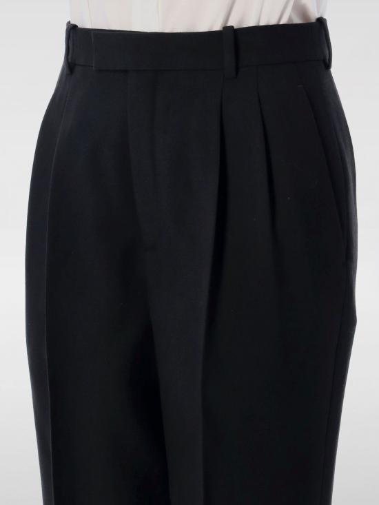 25FW 생로랑 스트레이트 팬츠 837054Y7B73 1000 Black - SAINT LAURENT