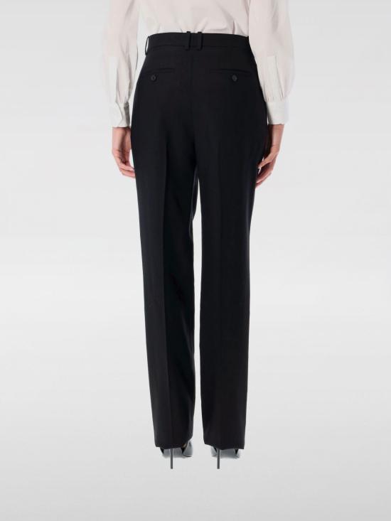 25FW 생로랑 스트레이트 팬츠 837054Y7B73 1000 Black - SAINT LAURENT