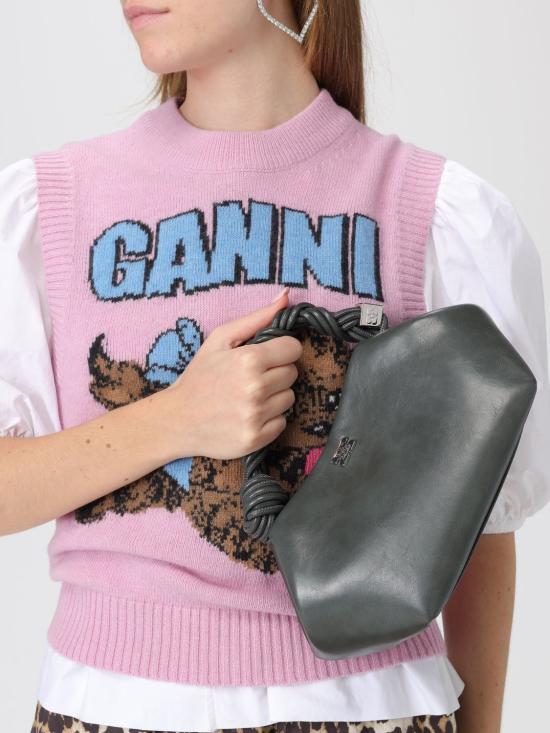 25FW 가니 토트백 A6864 067 Grey - GANNI