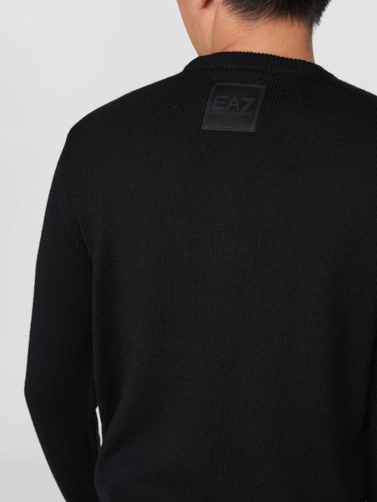 25FW 엠포리오 아르마니 스웨터 7M000925AF17667 UC001 Black - EMPORIO ARMANI