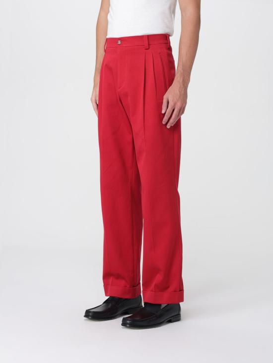 25FW 발렌티노 가라바니 스트레이트 팬츠 7V3RBN30AWU 1R0 Red - VALENTINO GARAVANI