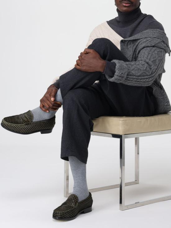 25FW 모스키노 스웨터 09145204 1506 Grey - MOSCHINO