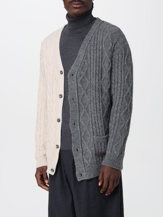 25FW 모스키노 스웨터 09145204 1506 Grey - MOSCHINO