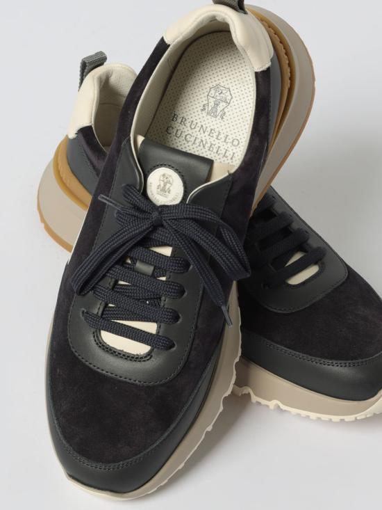 25FW 브루넬로 쿠치넬리 뮬/슬리퍼 MZUSGGO278 CYD22 Blue - BRUNELLO CUCINELLI