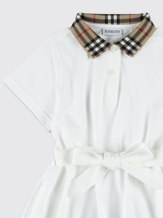 25FW [키즈] 버버리 원피스 8105586 White - BURBERRY