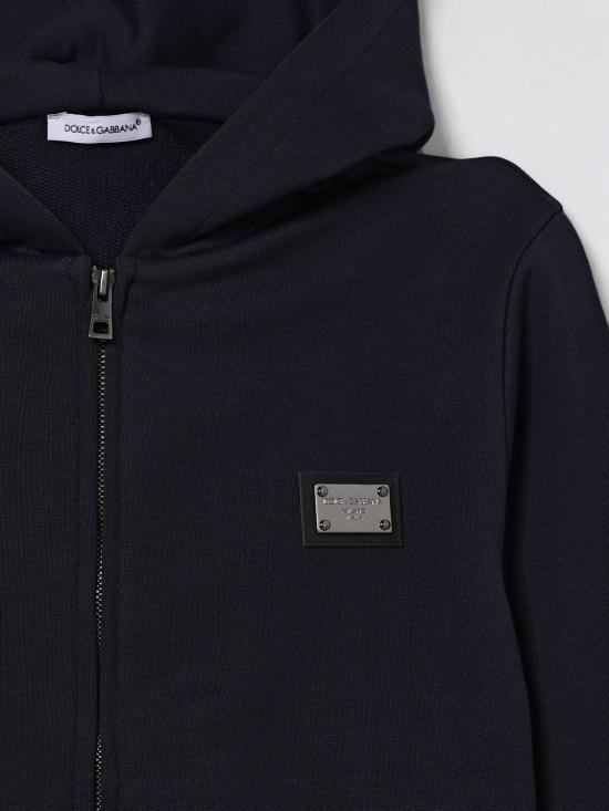 25FW [키즈] 돌체앤가바나 풀오버 L4JW2VG7I2P B3681 Blue - DOLCE & GABBANA