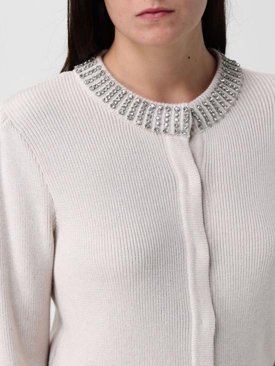 25FW 핑코 가디건 105686A2S4 I23 Cream - PINKO