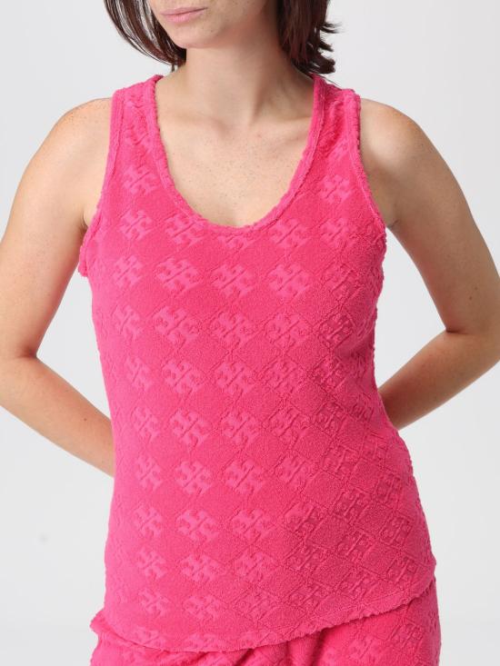 25FW 토리버치 민소매 티셔츠 171029 654 Fuchsia - TORY BURCH