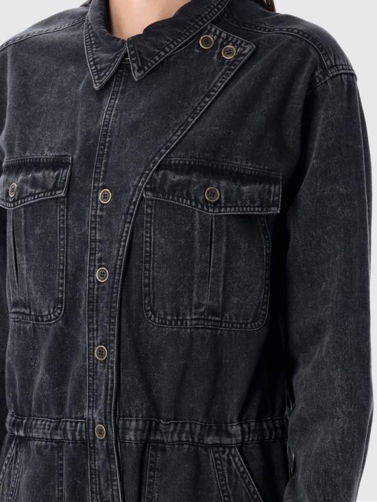 25FW 이자벨마랑에뚜왈 점프수트 CB0088FAB1H04E 01VB Black - ISABEL MARANT ETOILE