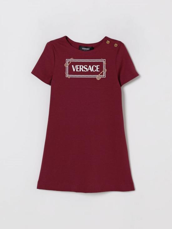 25FW [키즈] 베르사체 원피스 10181381A14905 2RE90 Burgundy