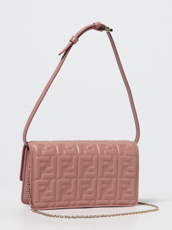 25FW 펜디 바게트 체인 지갑 8M0498AAJD F13VM Pink - FENDI