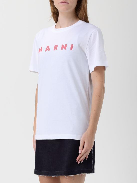 25FW 마르니 반팔 티셔츠 THJE0293P8 USCX42 S1W01 White - MARNI