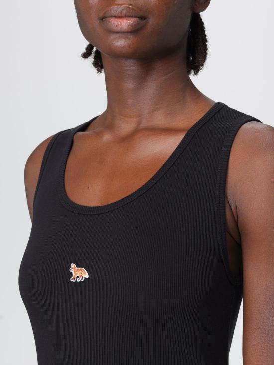 25FW 메종키츠네 베이비 폭스 탱크탑 PW00623KA0033 P199 Black - MAISON KITSUNE