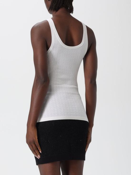 25FW 엘리자베타프랜치 반팔 티셔츠 TK58S 360 Ivory - ELISABETTA FRANCHI