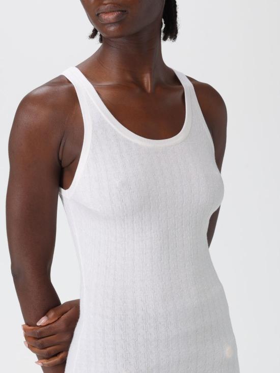 25FW 엘리자베타프랜치 반팔 티셔츠 TK58S 360 Ivory - ELISABETTA FRANCHI