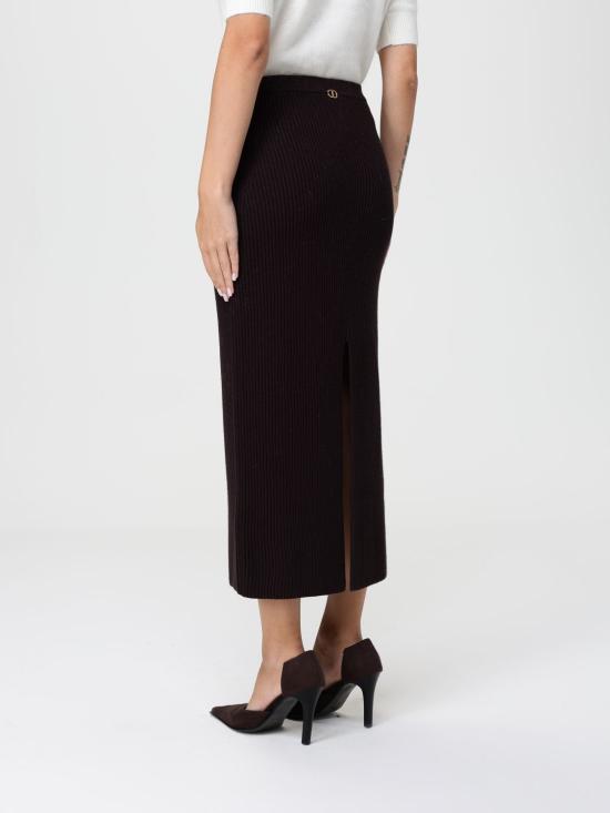 25FW 트윈셋 롱 스커트 252TT3142 11054 Brown - TWINSET