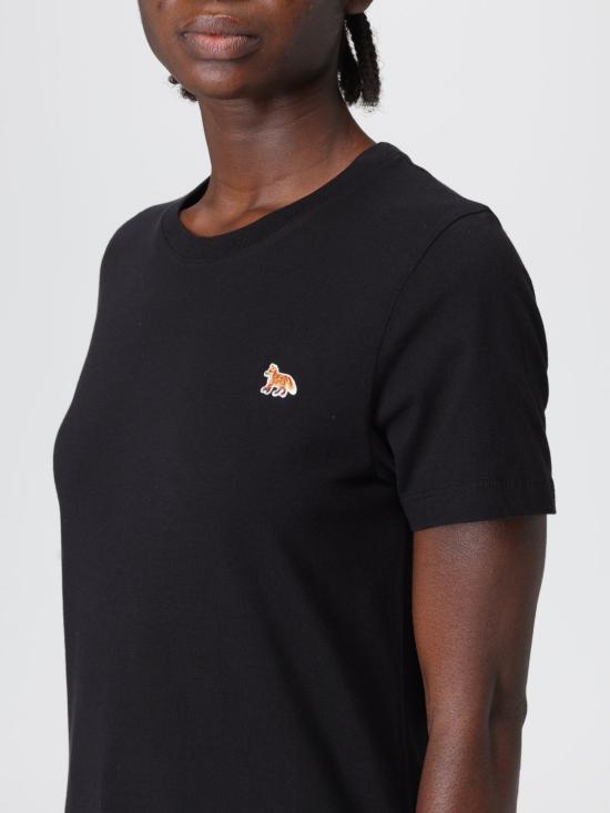 25FW 메종키츠네 베이비 폭스 레귤러 티셔츠 PW00115KJ7026 P199 Black - MAISON KITSUNE