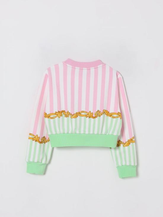 25FW [키즈] 베르사체 풀오버 10181921A14883 6X820 White - VERSACE