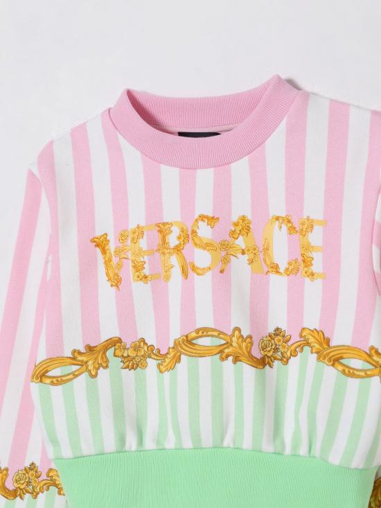 25FW [키즈] 베르사체 풀오버 10181921A14883 6X820 White - VERSACE