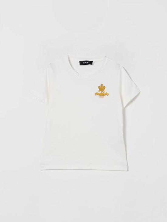 25FW [키즈] 베르사체 티셔츠 10182931A14941 2W110 White