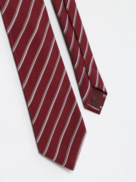 25FW 엠포리오 아르마니 넥타이 EM001344TE16543 FA036 Cherry - EMPORIO ARMANI