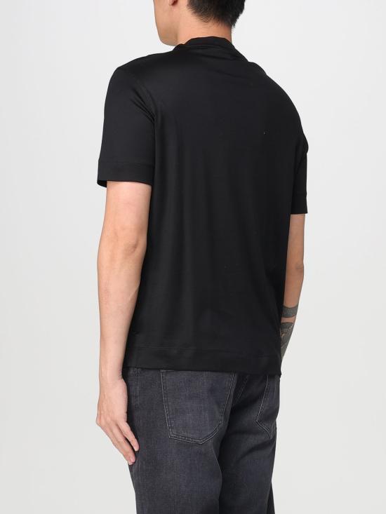 25FW 엠포리오 아르마니 반팔 티셔츠 EM002838AF10761 UC001 Black - EMPORIO ARMANI