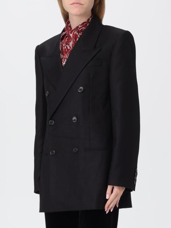 25FW 생로랑 자켓 830671Y2H70 1000 Black - SAINT LAURENT