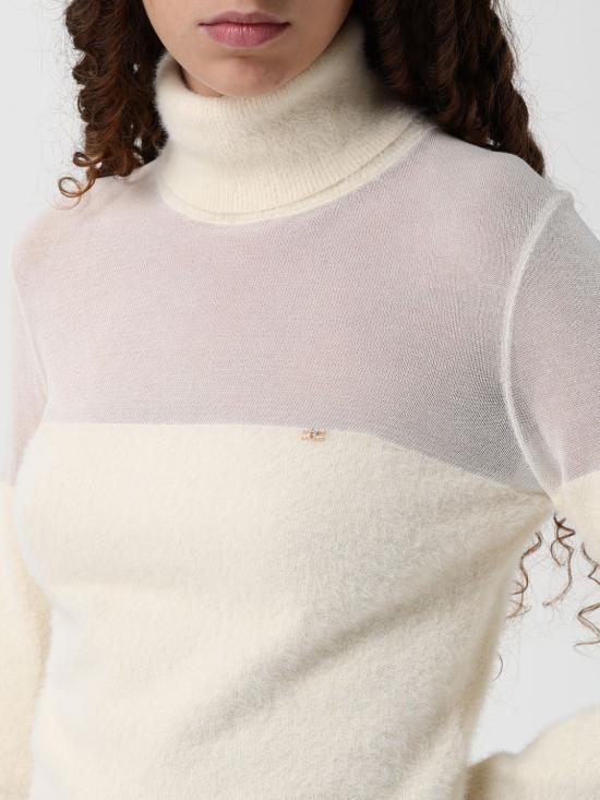 25FW 엘리자베타프랜치 터틀넥 MK54T DZ9 White - ELISABETTA FRANCHI