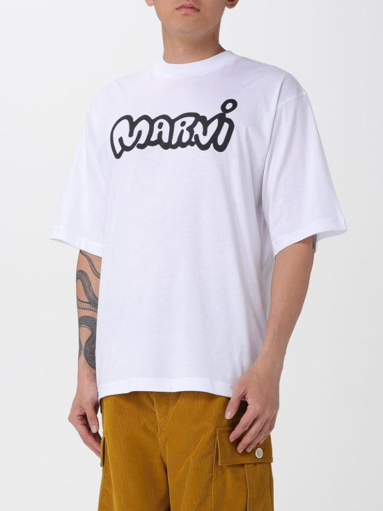 25FW 마르니 반팔 티셔츠 HUMU0223WPUSCY53 LOW01 Lilac - MARNI