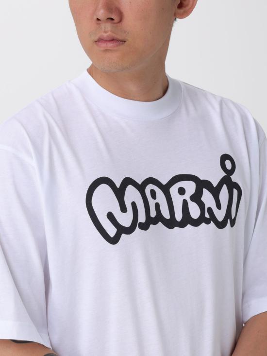 25FW 마르니 반팔 티셔츠 HUMU0223WPUSCY53 LOW01 Lilac - MARNI