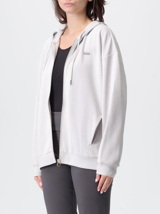 25FW 엠포리오 아르마니 후드 티셔츠 7W000192 AF12643 U9001 Ice - EMPORIO ARMANI