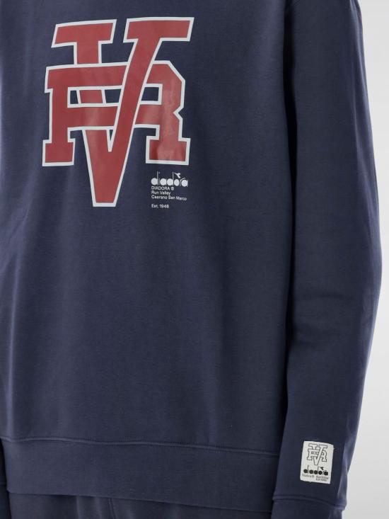 25FW 디아도라 헤리티지 긴팔 티셔츠 502182253 60065 Blue - DIADORA HERITAGE