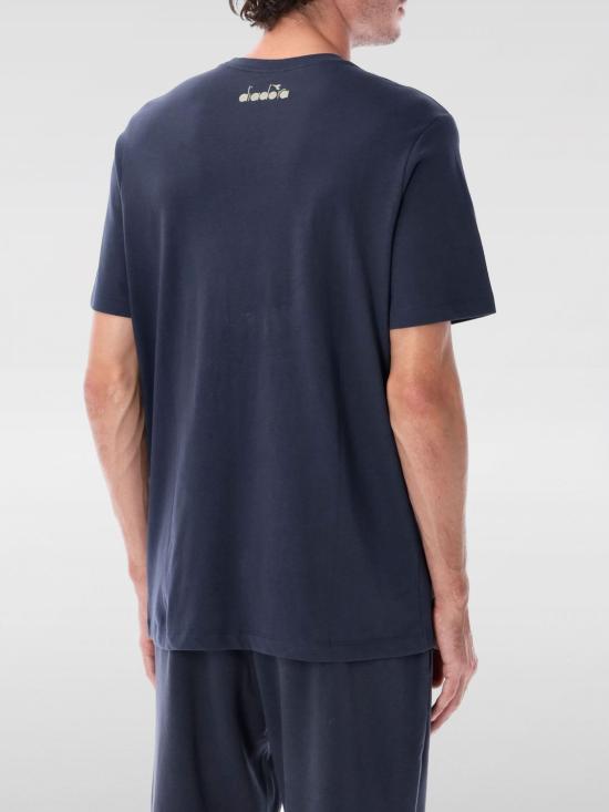 25FW 디아도라 헤리티지 반팔 티셔츠 502182242 60065 Blue - DIADORA HERITAGE