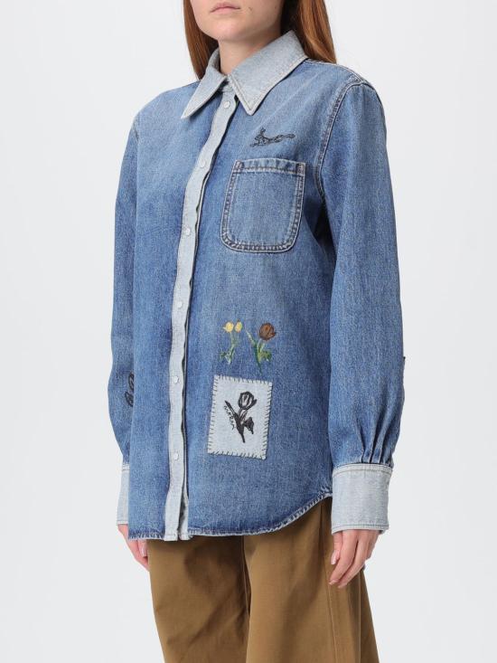 25FW 마르니 셔츠 CAJD0656X1USCY23 00B52 Blue - MARNI