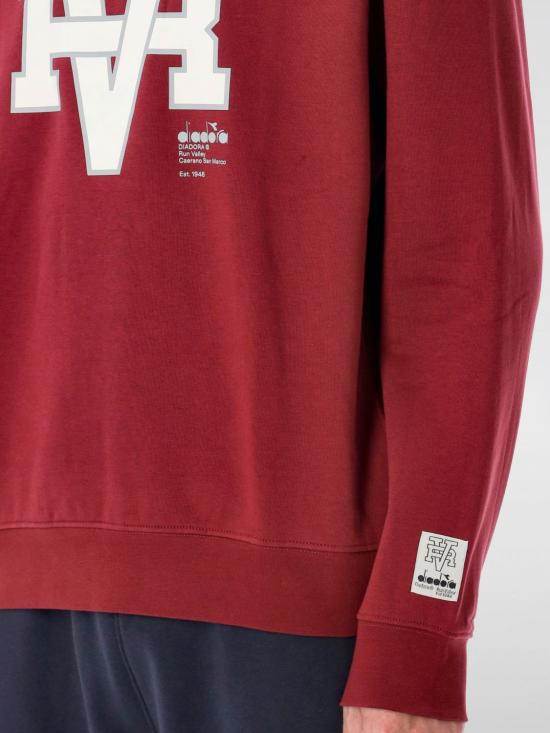 25FW 디아도라 헤리티지 긴팔 티셔츠 502182253 55286 Burgundy - DIADORA HERITAGE