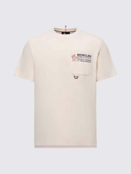 25FW 몽클레어 반팔 티셔츠 K20978C0000989AZ9 034 White