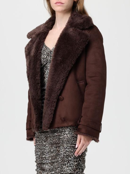 25FW 리우조 코트 MF5334E0911 90915 Brown - LIU JO