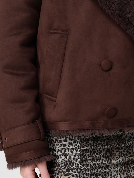 25FW 리우조 코트 MF5334E0911 90915 Brown - LIU JO