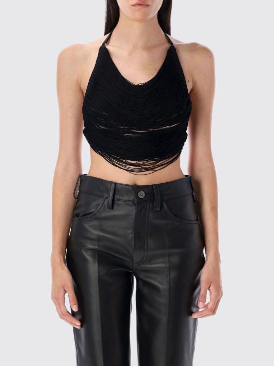 25FW 디 아티코 민소매 티셔츠 WCI00028KVV016AA 100 Black