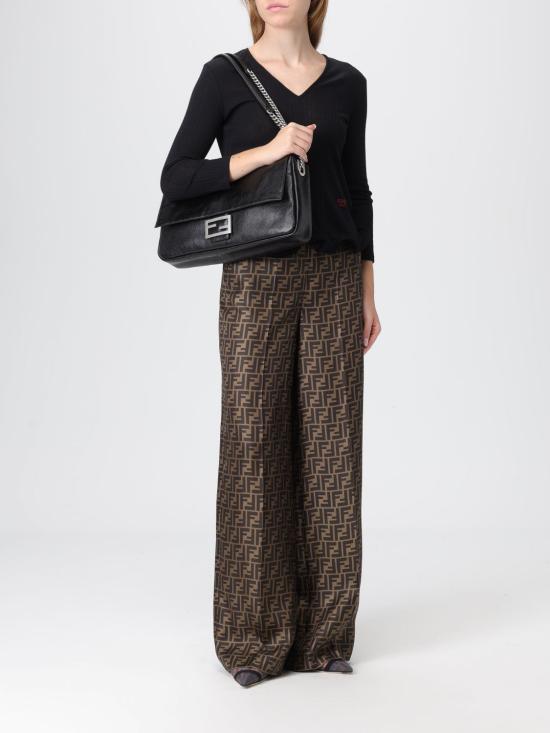 25FW 펜디 스웨터 FS9741AVFE F0GME Black - FENDI