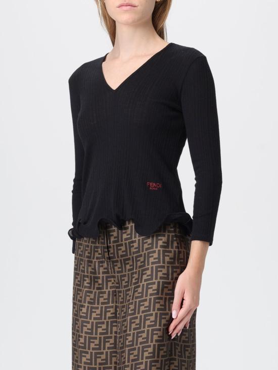 25FW 펜디 스웨터 FS9741AVFE F0GME Black - FENDI